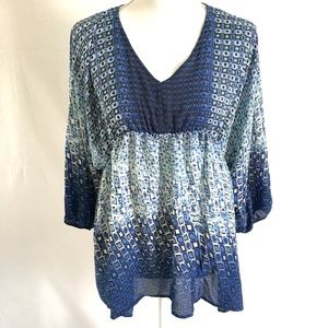 Romeo & Juliet Couture Boho Top Blouse